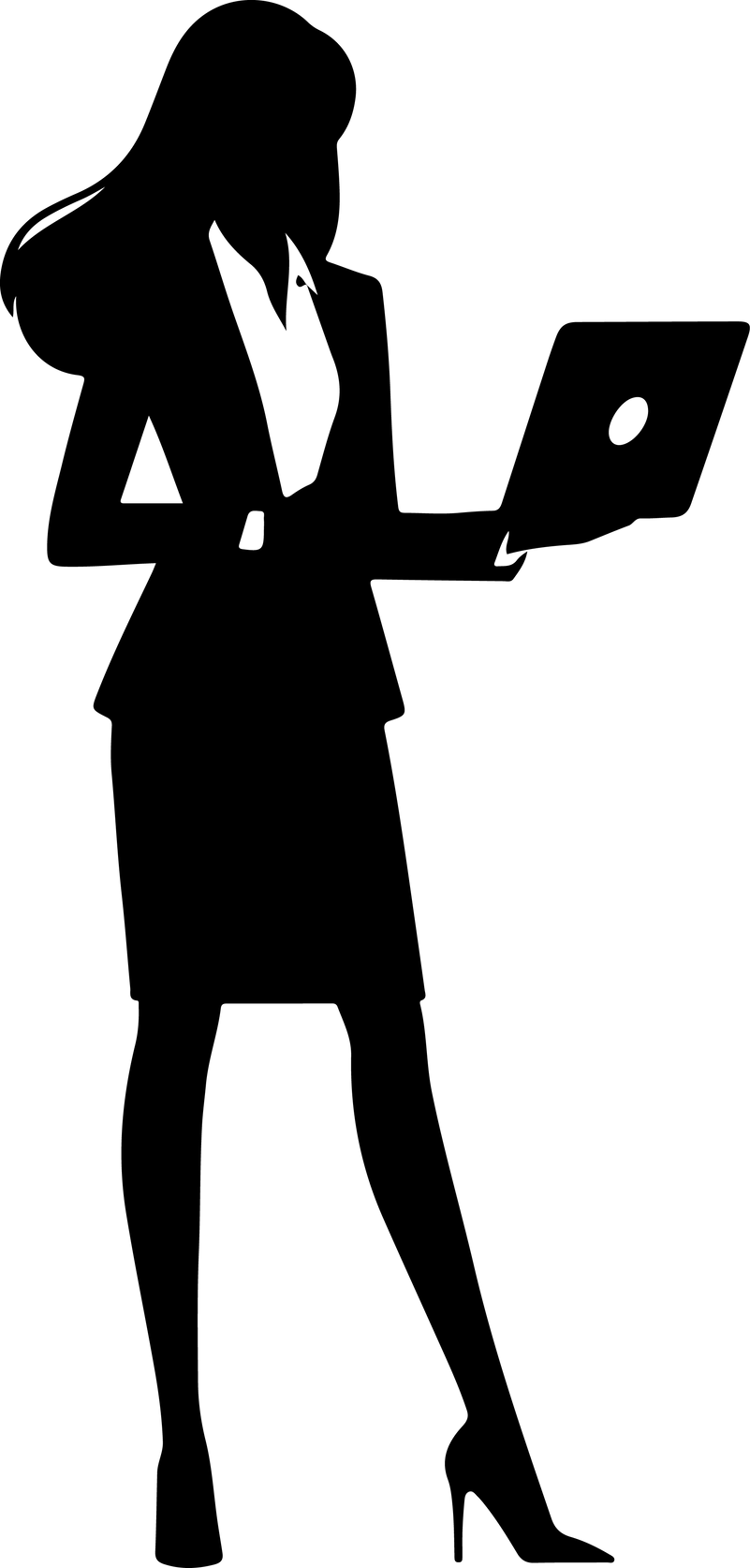 Business People Woman Silhouette